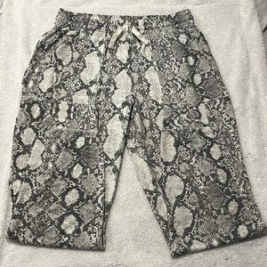 Snakeskin medium express joggers